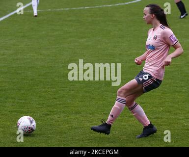 Kasia Lipka de Sheffield United Women lors de la Vitality Women's FA Cup Cinquième tour proprement dit entre Tottenham Hotspur et Sheffield Unis au stade Hive , Barnett Royaume-Uni le 16th mai 2021 (photo par action Foto Sport/NurPhoto) Banque D'Images