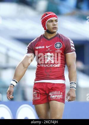 François Cros de Toulouse lors du match final de la coupe des champions Heineken entre la Rochelle et Toulouse au stade Twickenham sur 22 mai , 2021 à Londres, Angleterre (photo par action Foto Sport/NurPhoto) Banque D'Images