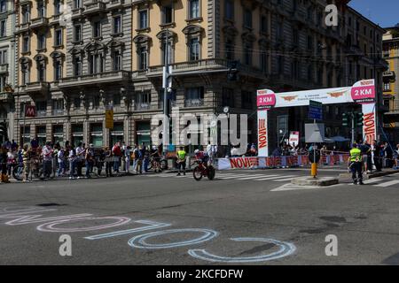 Andrii Ponomar d'Ukraine et Team Androni Giocattoli - Sidermecat lors de la course à vélo Giro d'Italia 2021 après la 21st et dernière étape sur 30 mai 2021 à Milan. À Milan, Italie (photo de Mairo Cinquetti/NurPhoto) Banque D'Images