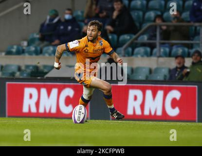 Anthony Bouthier de Montpellier pendant le match final de la coupe du défi entre les Tigres de Leicester et Montpellier, au stade de Twickenham sur 21 mai , 2021 à Londres , Angleterre (photo par action Foto Sport/NurPhoto) Banque D'Images