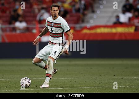 José fonte (LOSC Lille) du Portugal en action pendant le match international amical entre l'Espagne et le Portugal à l'Estadio Wanda Metropolitano sur 4 juin 2021 à Madrid, Espagne. (Photo de Jose Breton/Pics action/NurPhoto) Banque D'Images