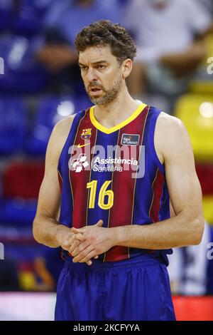 16 Pau Gasol du FC Barcelone pendant le match de 3rd la demi-finale entre le FC Barcelone et Lenovo Ténérife au Palau Blaugrana sur 11 juin 2021 à Barcelone, Espagne. (Photo par Xavier Bonilla/NurPhoto) Banque D'Images