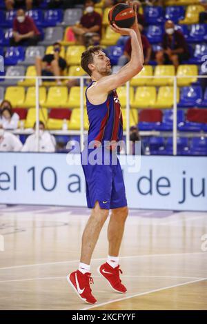 16 Pau Gasol du FC Barcelone pendant le match de 3rd la demi-finale entre le FC Barcelone et Lenovo Ténérife au Palau Blaugrana sur 11 juin 2021 à Barcelone, Espagne. (Photo par Xavier Bonilla/NurPhoto) Banque D'Images