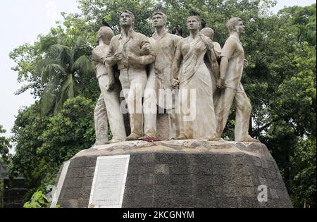 On 1 juillet 2021 marque le 100th anniversaire de la création de l'Université de Dhaka. La création d'une université dans les eaux territoriales du Bengale oriental (aujourd'hui le Bangladesh), dont la population est majoritairement musulmane sur le plan démographique et qui sert d'arrière-pays agraire sur le plan économique, a été une occasion capitale. (Photo de Sony Ramany/NurPhoto) Banque D'Images