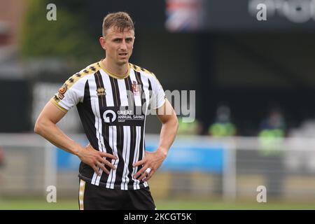 Glen Taylor de la ville de Spennymoor vu lors du match amical d'avant-saison entre la ville de Spennymoor et Sunderland au Brewery Field, Spennymoor, le samedi 3rd juillet 2021. (Photo de will Matthews/MI News/NurPhoto) Banque D'Images