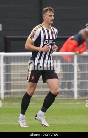 Glen Taylor de la ville de Spennymoor vu lors du match amical d'avant-saison entre la ville de Spennymoor et Sunderland au Brewery Field, Spennymoor, le samedi 3rd juillet 2021. (Photo de will Matthews/MI News/NurPhoto) Banque D'Images