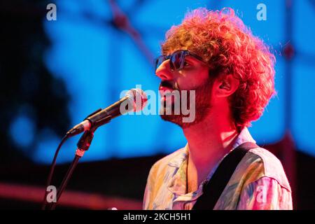 Cimini se produit en direct pour Bergamo1000 à Piazzale degli Alpini sur 10 juillet 2021 à Milan, en Italie. (Photo par Alessandro Bremec/NurPhoto) Banque D'Images