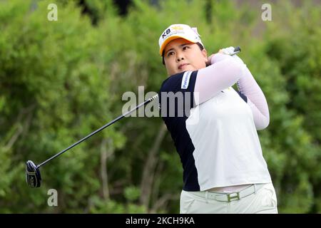 Le parc Inbee de Séoul, en Corée du Sud, a remporté le match de 16th au cours de la deuxième partie du tournoi de golf Marathon LPGA Classic au Highland Meadows Golf Club de Sylvania, Ohio, États-Unis vendredi, 9 juillet 2021. (Photo par Amy Lemus/NurPhoto) Banque D'Images