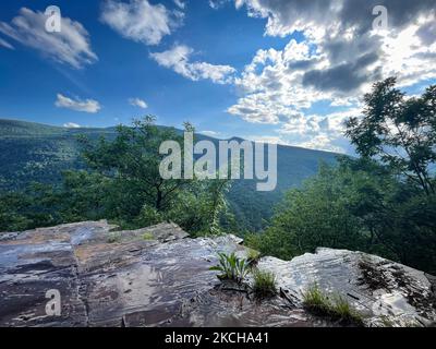 Chutes Kaaterskill, montagnes Catskill, New York (photo de Karla Ann Cote/NurPhoto) Banque D'Images