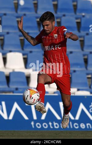 Alejandro Pozo de Séville contrôle le ballon pendant le match amical d'avant-saison entre Sevilla CF et Coventry ville à Pinatar Arena sur 17 juillet 2021 à Murcie, Espagne. (Photo de Jose Breton/Pics action/NurPhoto) Banque D'Images