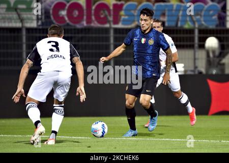 Martin Satriano du FC Internazionale en action lors du match d'avant-saison entre Lugano et le FC Internazionale au stade Cornaredo sur 17 juillet 2021 à Lugano, en Suisse. (Photo de Giuseppe Cottini/NurPhoto) Banque D'Images