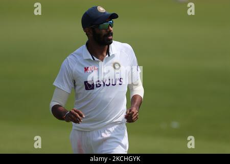 Le 21st juillet 2021, JasEsprit Bumrah de l'Inde lors du match Tour Match entre County Select XI et l'Inde à Emirates Riverside, Chester le Street, Angleterre. (Photo de Mark Fletcher/MI News/NurPhoto) Banque D'Images