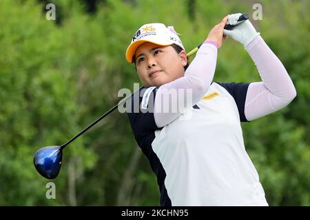 Le parc Inbee de Séoul, en Corée du Sud, a remporté le match de 16th au cours de la deuxième partie du tournoi de golf Marathon LPGA Classic au Highland Meadows Golf Club de Sylvania, Ohio, États-Unis vendredi, 9 juillet 2021. (Photo par Amy Lemus/NurPhoto) Banque D'Images