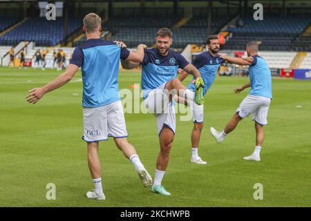 QPR Charlie Austin avant le match amical d'avant-saison entre Cambridge United et Queens Park Rangers au R Costaings Abbey Stadium, Cambridge, Angleterre, le 27th juillet 2021. (Photo par Ian Randall/MI News/NurPhoto) Banque D'Images