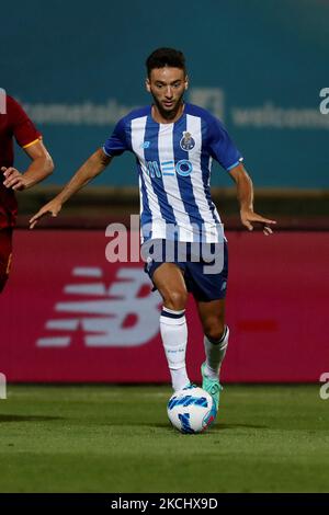 Pepe du FC Porto lors d'un match de football international entre ROMA et FC Porto au stade Bela Vista à Lagoa, Portugal sur 28 juillet 2021. (Photo par Pedro Fiúza/NurPhoto) Banque D'Images