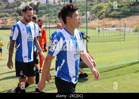 Wu Lei de RCD Espanyol lors du match amical d'avant-saison entre RCD Espanyol et Cadix CF atMarbella football Center, Espagne. (Photo par DAX Images/NurPhoto) Banque D'Images