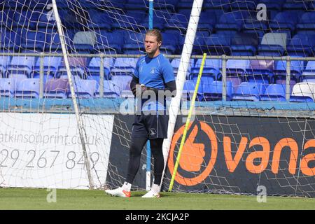 Ben Killip de Hartlepool s'est Uni lors de la journée de formation et de médias de Hartlepool United à Victoria Park, Hartlepool, le jeudi 5th août 2021. (Photo de Mark Fletcher/MI News/NurPhoto) Banque D'Images