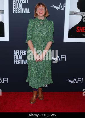 Hollywood, États-Unis. 04th novembre 2022. Rebecca Lenkiewicz arrive à l'AFI FEST Red Carpet première projection de LA SÉRIE D'ELLE A DIT tenue au TCL Chinese Theatre à Hollywood, CA, vendredi, 4 novembre 2022 . (Photo de Juan Pablo Rico/Sipa USA) crédit: SIPA USA/Alay Live News Banque D'Images