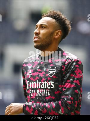 Pierre-Emerick Aubameyang d'Arsenal lors de la série Mind entre Tottenham Hotspur et Arsenal au stade Tottenham Hotspur, Londres, Angleterre, le 08th août 2021. (Photo par action Foto Sport/NurPhoto) Banque D'Images