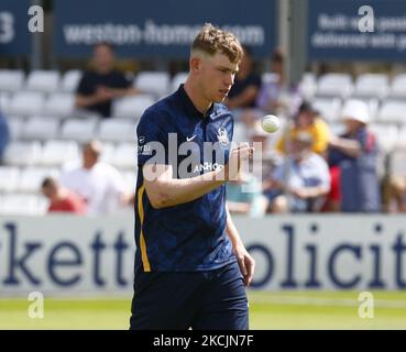 Matt Revis du Yorkshire lors de la finale d'une journée de la coupe Royal London entre Essex Eagles et Yorkshire Vikings au terrain du comté de Cloudfm le 14th août 2021 à Chelmsford, Angleterre (photo par action Foto Sport/NurPhoto) Banque D'Images