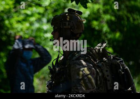 Le système de coopération entre les forces aériennes américaines (SICOFA) réalise l'exercice Angel de Los Andes dans le Commandement de combat aérien n° 1. À la Dorada-Palanquero, Colombie, sur 2 septembre 2021 (photo de Vannessa Jimenez G/NurPhoto) Banque D'Images