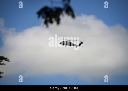 Le système de coopération entre les forces aériennes américaines (SICOFA) réalise l'exercice Angel de Los Andes dans le Commandement de combat aérien n° 1. À la Dorada-Palanquero, Colombie, sur 2 septembre 2021 (photo de Vannessa Jimenez G/NurPhoto) Banque D'Images