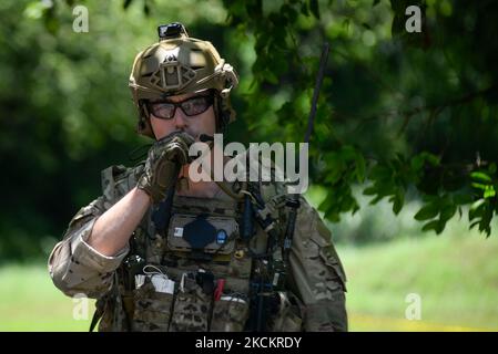 Le système de coopération entre les forces aériennes américaines (SICOFA) réalise l'exercice Angel de Los Andes dans le Commandement de combat aérien n° 1. À la Dorada-Palanquero, Colombie, sur 2 septembre 2021 (photo de Vannessa Jimenez G/NurPhoto) Banque D'Images