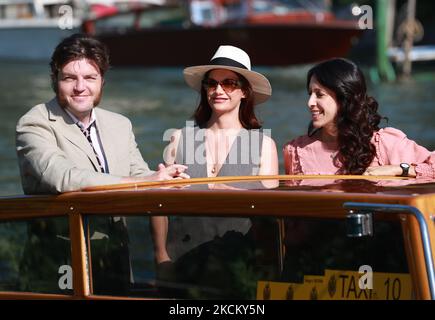 Ruth Wilson, Tom Burke, Harry Wootliff arrive au Festival international du film de Venise 78th sur 5 septembre 2021 à Venise, en Italie. (Photo de Matteo Chinellato/NurPhoto) Banque D'Images