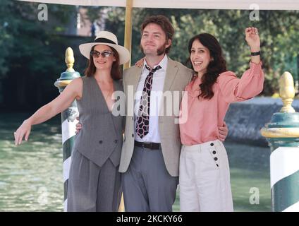 Ruth Wilson, Tom Burke, Harry Wootliff arrive au Festival international du film de Venise 78th sur 5 septembre 2021 à Venise, en Italie. (Photo de Matteo Chinellato/NurPhoto) Banque D'Images