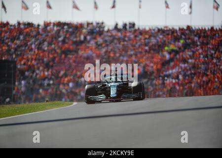 Lance Rand of Aston Martin Cognizant F1 Team conduire son monoplace AMR21 lors de la course du Grand Prix de Hollande, 13th tour du Championnat du monde de Formule 1 en CM.com circuit Zandvoort, Hollande du Nord, pays-Bas, 5 septembre 2021 (photo par Andrea Diodato/NurPhoto) Banque D'Images