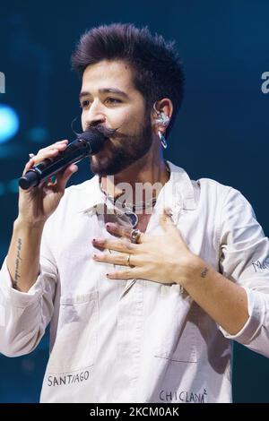 Camilo se produit au centre WiZink de 5 septembre 2021 à Madrid, Espagne (photo d'Oscar Gonzalez/NurPhoto) Banque D'Images