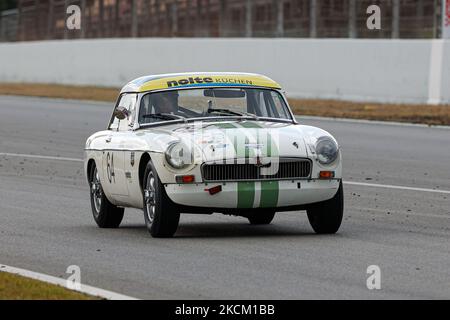 KOLVOORT, Egbert avec MGB lors de la course historique de Barcelone de NKHTGT au circuit de Catalunya. (Photo par DAX Images/NurPhoto) Banque D'Images