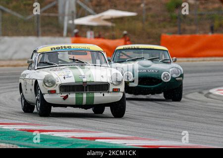 KOLVOORT, Egbert avec MGB lors de la course historique de Barcelone de NKHTGT au circuit de Catalunya. (Photo par DAX Images/NurPhoto) Banque D'Images