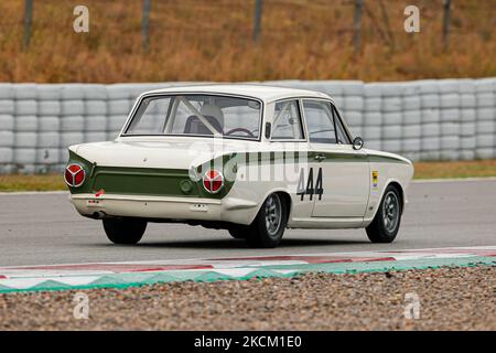 VAN LEENEN, Gerrit Jan et DU TOY VAN HEES, Bert avec Lotus Cortina lors de la course historique de Barcelone de la NKHTGT au circuit de Catalunya. (Photo par DAX Images/NurPhoto) Banque D'Images