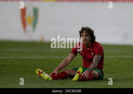 Fábio Silva du Portugal U21 lors du match de qualification Euro 2023 de U21 entre le Portugal U21 et le Belarus U21 à l'Estadio José Gomes sur 6 septembre 2021 à Amadora, Portugal. (Photo de Valter Gouveia/NurPhoto) Banque D'Images