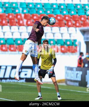 Fabricio Simões de Estrela Amadora SAD pendant le match de 2 entre Estrela Amadora SAD et CD Mafra à Estadio José Gomes sur 8 août 2021 à Reboleira, Portugal. (Photo de Paulo Nascimento/NurPhoto) Banque D'Images