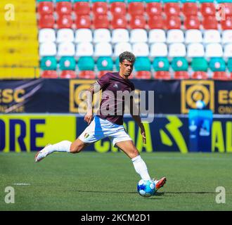 Fabricio Simões de Estrela Amadora SAD pendant le match de 2 entre Estrela Amadora SAD et CD Mafra à Estadio José Gomes sur 8 août 2021 à Reboleira, Portugal. (Photo de Paulo Nascimento/NurPhoto) Banque D'Images