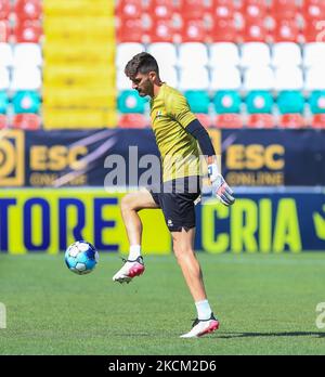 Nuno Hidalgo d'Estrela Amadora SAD pendant le match de 2 entre Estrela Amadora SAD et CD Mafra à l'Estadio José Gomes sur 8 août 2021 à Reboleira, Portugal. (Photo de Paulo Nascimento/NurPhoto) Banque D'Images