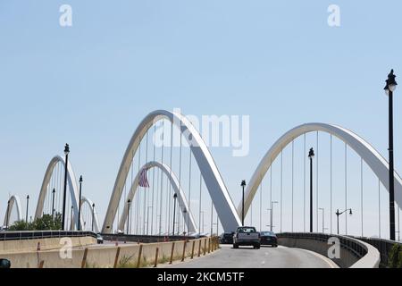 Le nouveau pont commémoratif Frederick Douglass ouvre aujourd'hui sur 07 septembre 2021 au pont commémoratif Frederick Douglass à Washington DC, aux États-Unis. (Photo de Lénine Nolly/NurPhoto) Banque D'Images