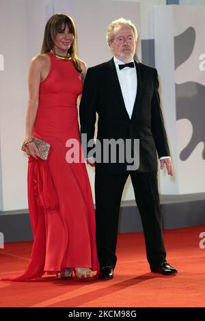 Giannina Facio, Ridley Scott assiste au tapis rouge du film "le dernier duel" lors du Festival International du film de Venise sur 10 septembre 2021 78th à Venise, Italie. (Photo de Matteo Chinellato/NurPhoto) Banque D'Images