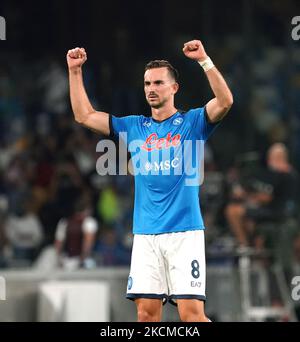 Fabian Ruiz de SSC Napoli pendant la série Un match entre SSC Napoli et Juventus FC sur le stade 11 septembre 2021 'Diego Armando Maradona' à Naples, Italie (photo de Gabriele Maricchiolo/NurPhoto) Banque D'Images