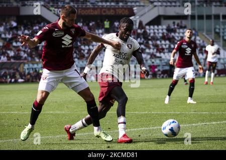 Torino avance Marko Pjaca (11) en action pendant la série Un match de football n.3 TORINO - SALERNITANA sur 12 septembre 2021 au Stadio Olimpico Grande Torino à Turin, Piémont, Italie. Résultat final: Torino-Salerntana 4-0. (Photo de Matteo Bottanelli/NurPhoto) Banque D'Images