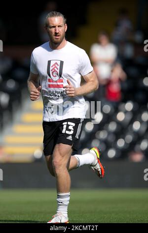 Tim Ram de Fulham se réchauffe lors du match de championnat Sky Bet entre Fulham et Reading à Craven Cottage, Londres, le samedi 18th septembre 2021. (Photo de Federico Maranesi/MI News/NurPhoto) Banque D'Images