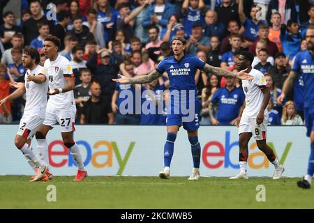 Aden Flint lors du match de championnat Sky Bet entre Cardiff City et AFC Bournemouth au stade de Cardiff City sur 18 septembre 2021 à Cardiff, pays de Galles. (Photo par MI News/NurPhoto) Banque D'Images