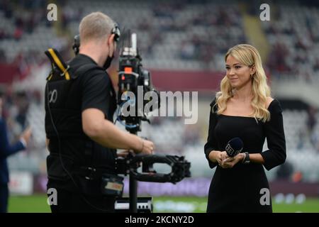 Lors de la série Un match de football entre le FC Torino et le FC Juventus au Stadio Olimpico Grande Torino, à Turin, le 2 octobre 2021, Italie (photo d'Alberto Gandolfo/NurPhoto) Banque D'Images