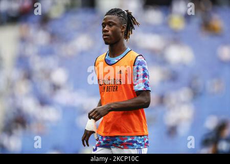 25 Caravigna de formation Real Madrid pendant le match de la Liga Santader entre le RCD Espanyol et le Real Madrid au stade RCD sur 03 octobre 2021 à Barcelone. (Photo par Xavier Bonilla/NurPhoto) Banque D'Images