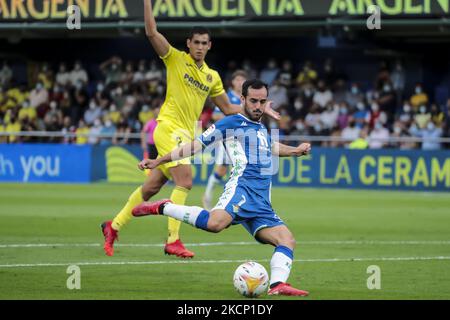 Juan Miguel Jimnez, Juanmi de Real Betis pendant le match de la Liga entre Villarreal CF et Real Betis Balompie au stade de la Ceramica sur 3 octobre 2021. (Photo de Jose Miguel Fernandez/NurPhoto) Banque D'Images