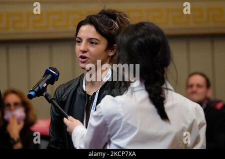 Ambra Sabatini pendant les événements Festival dello Sport 2021 - jeudi sur 07 octobre 2021 au Trento à trente, Italie (photo de Roberto Tommasini/LiveMedia/NurPhoto) Banque D'Images