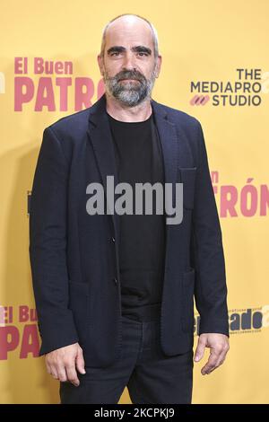 Luis Tosar assiste à la première du film "El buen patron" au cinéma Callao à Madrid, Espagne (photo de Carlos Dafonte/NurPhoto) Banque D'Images