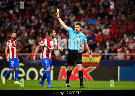 Luis Suarez lors du match de l'UEFA Champions League entre l'Atlético de Madrid et le Liverpool FC à Wanda Metropolitano sur 19 octobre 2021 à Madrid, Espagne. (Photo de Rubén de la Fuente Pérez/NurPhoto) Banque D'Images